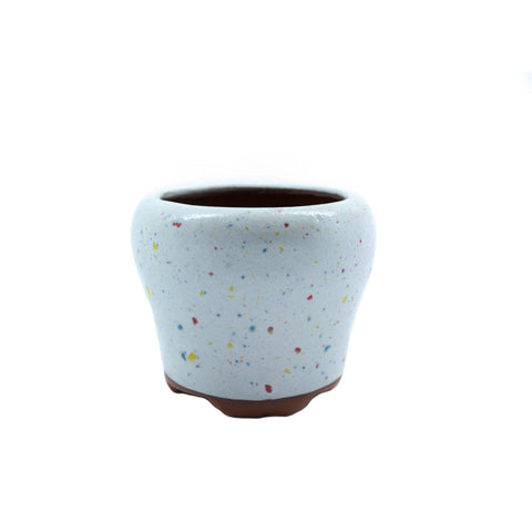 2.75" Yixing Speckled Round Brim Pot
